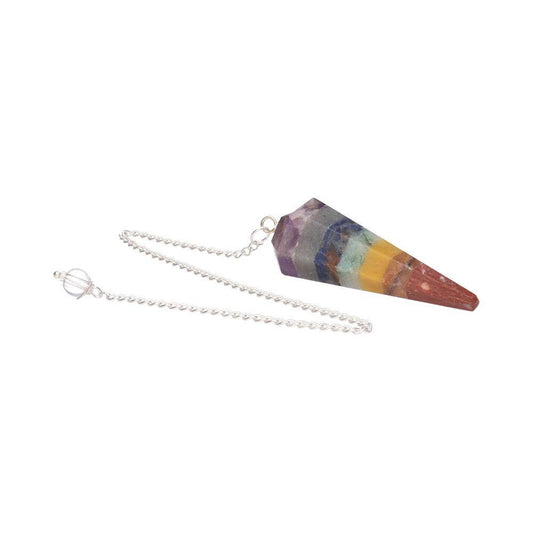 Faceted Chakra Pendulum