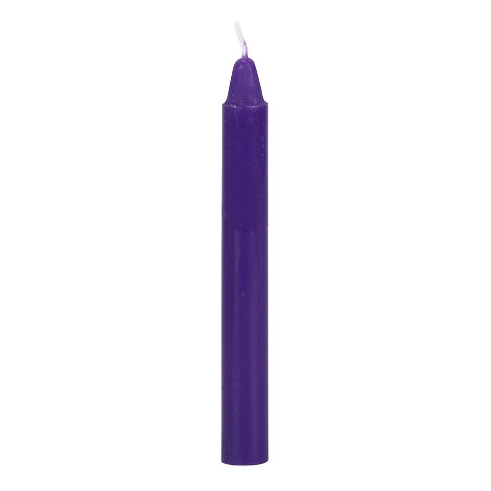 Set of 12 Purple 'Prosperity' Magic Spell Candles