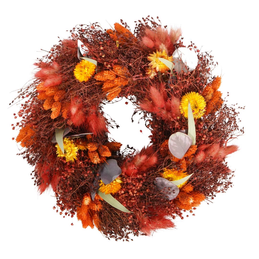 Dried Flowers Wreath Terra: Small