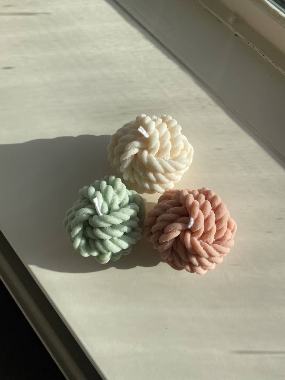 Candle - Knotty: White