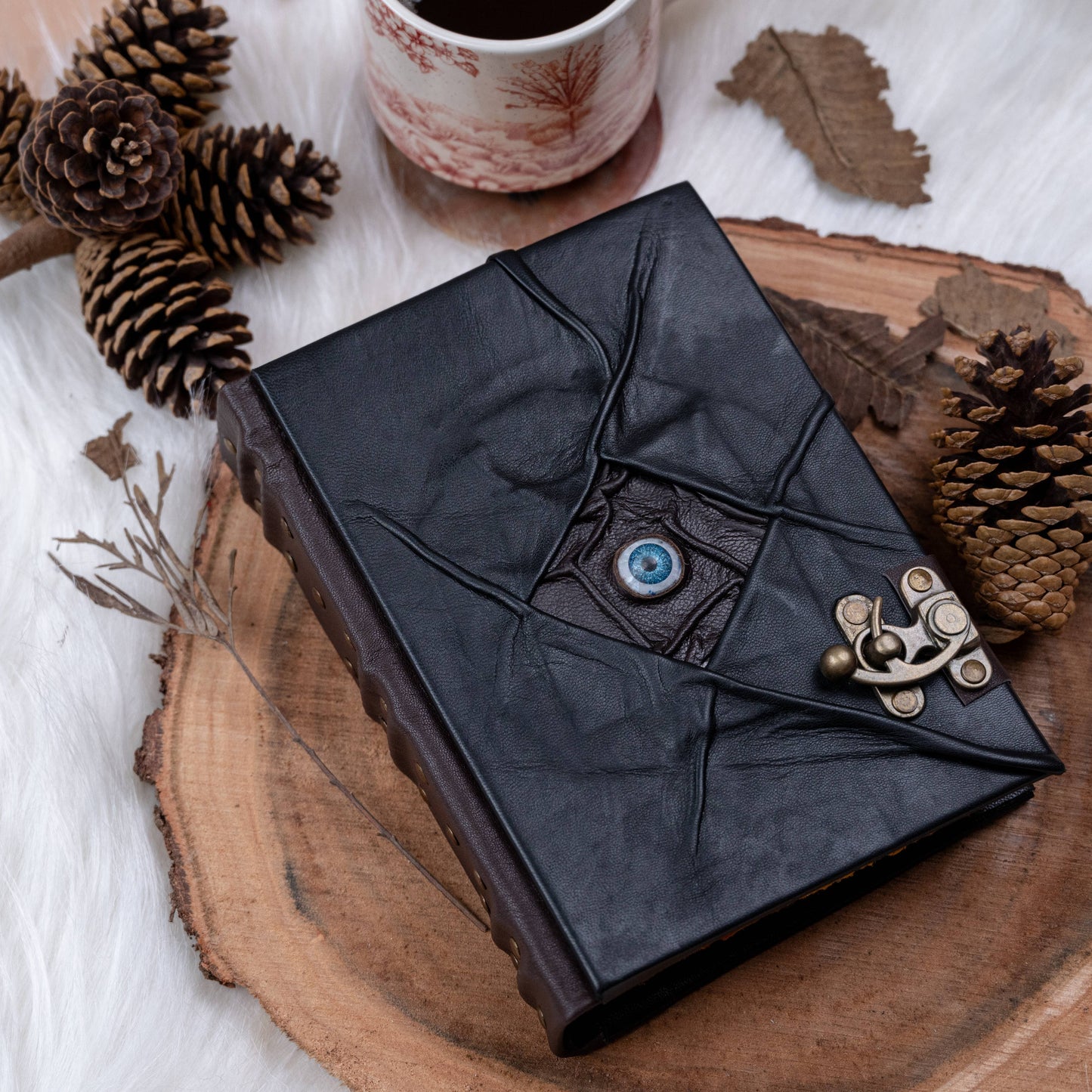 Leather Journal Diary Vintage Paper Hocas Pokas Unique Desig