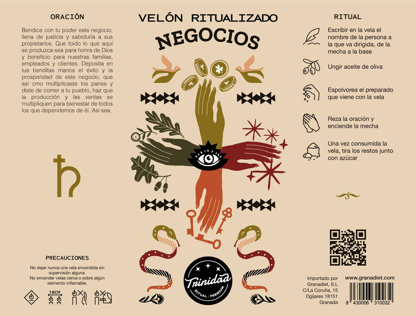 Business Ritualized Candle