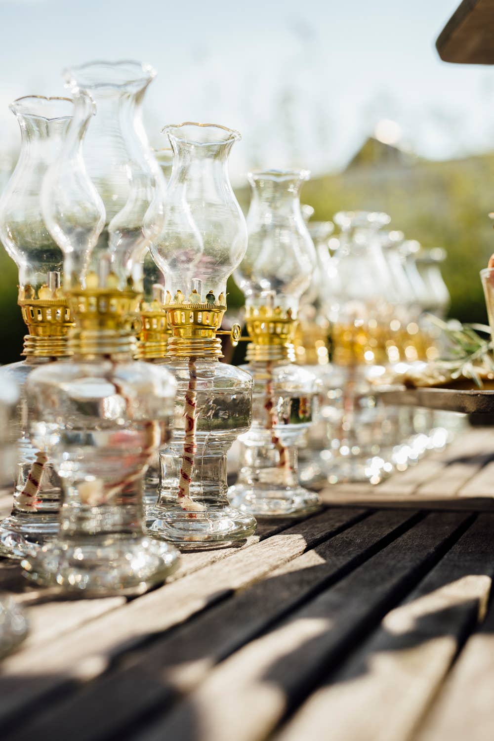 21 cm vintage style oil lamp | Perfect for indoor use