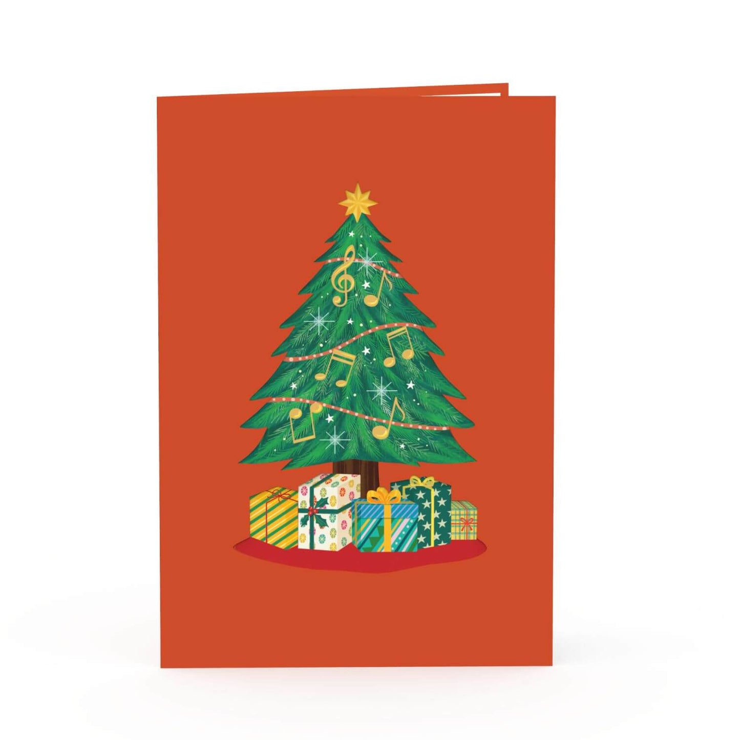 Christmas tree O you happy pop-up card