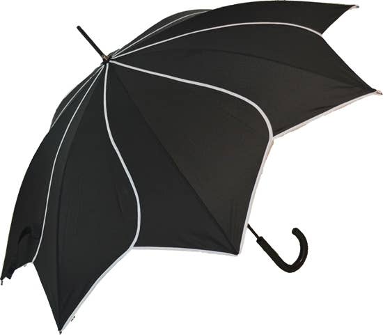 Black Swirl Umbrella - EDSSWBL