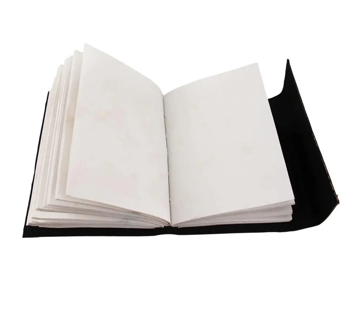 Leather Notebook with Stone Mandala Embossed Travel Journal