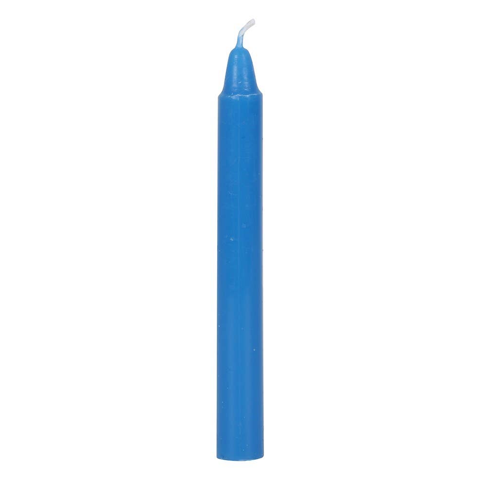 Set of 12 Blue 'Wisdom' Magic Spell Candles