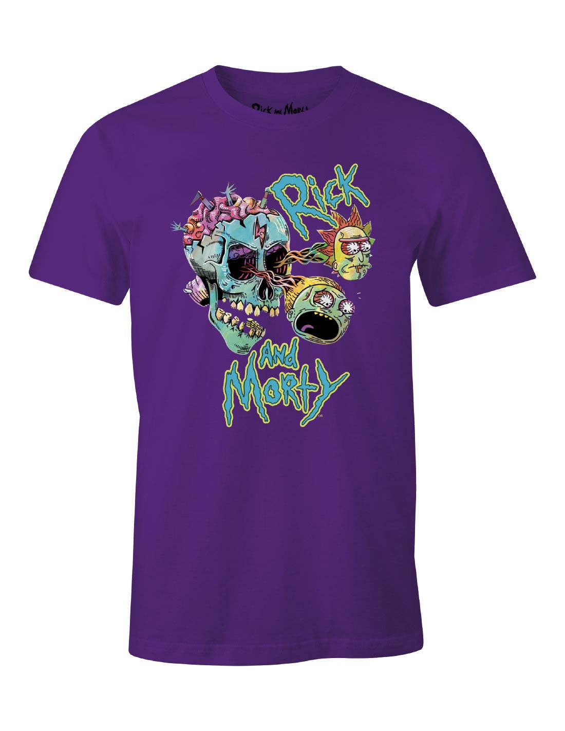 Rick and Morty T-shirt - Skull: Violet / M