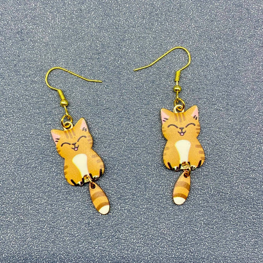 Multi-style Cat Dangle Earrings - YK : G