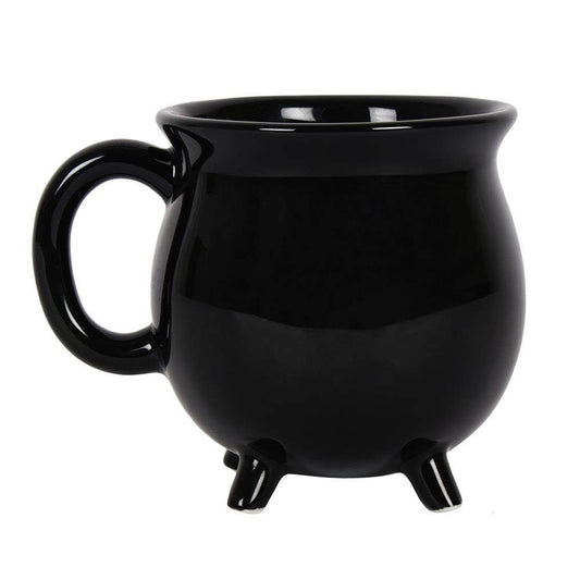 Blank Black Halloween Cauldron Mug