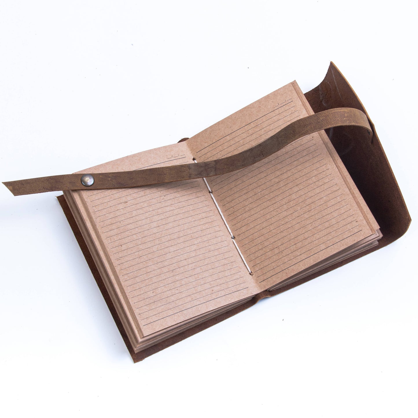 Leather journal diary with Unruled/Ruled page Travel journal: Unlined