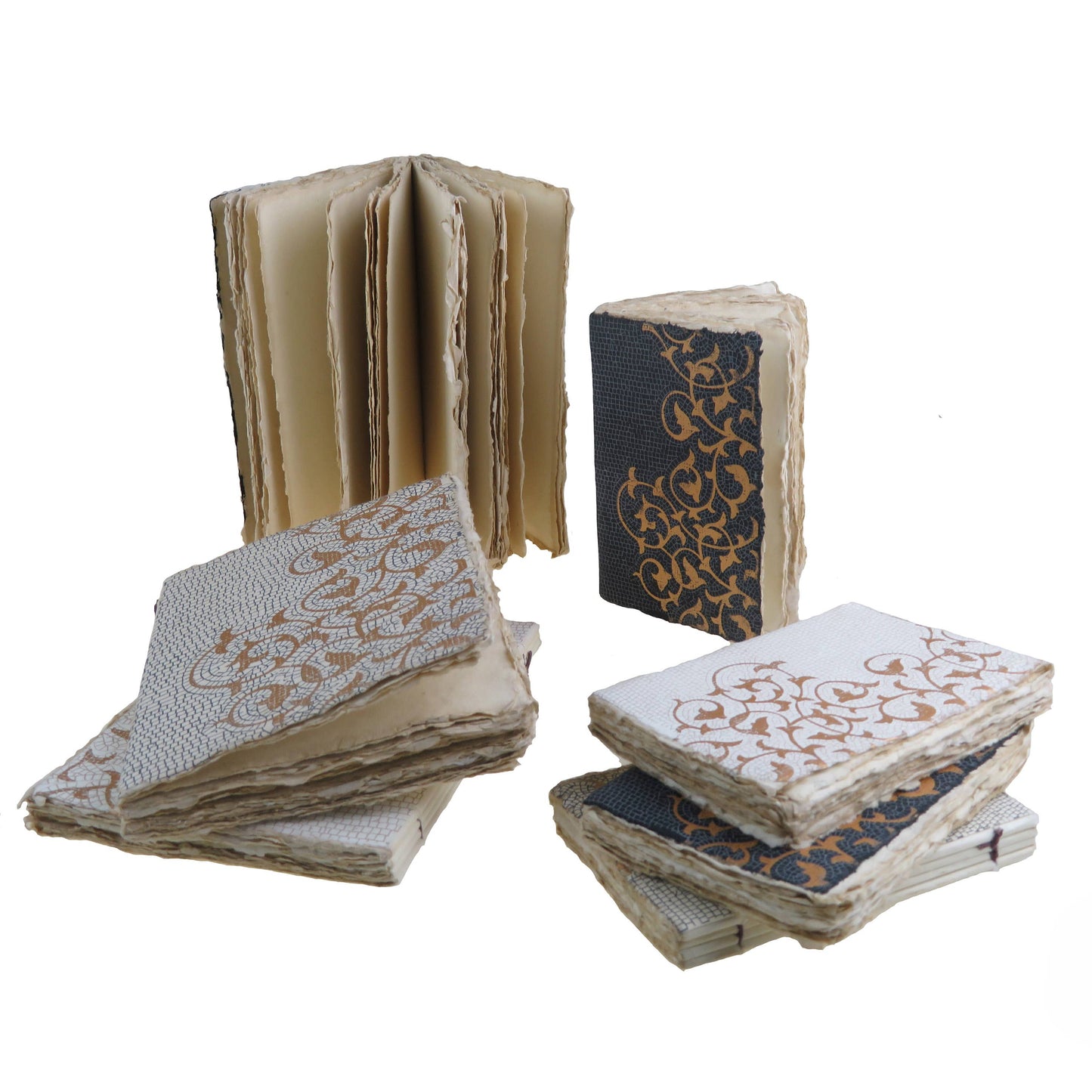 Classic Interlacing Parchment Notebook: 15 x 20 cm A5