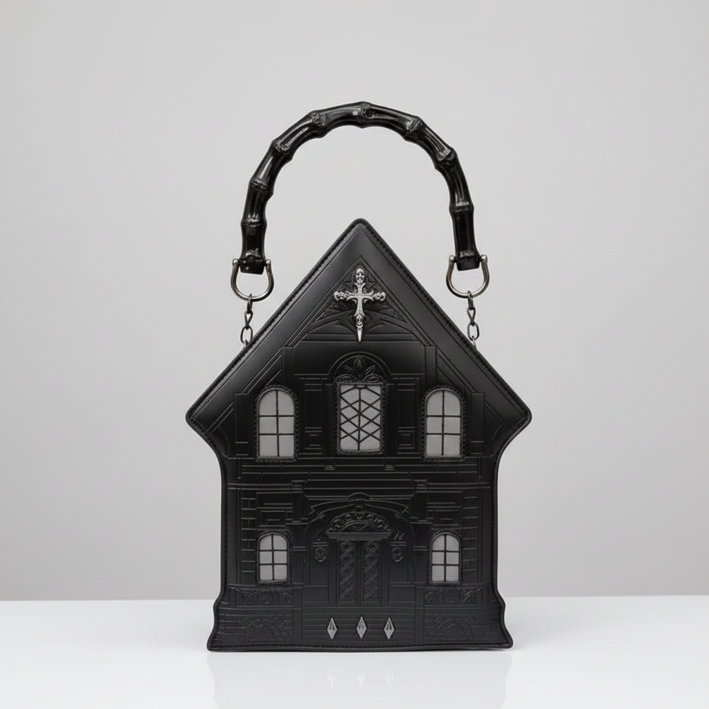 Gothic Haunted House Handbag
