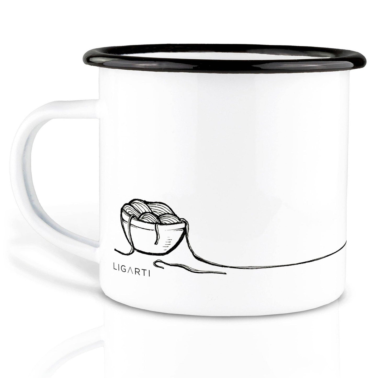 Enamel mug — Spacatti: 300 ml