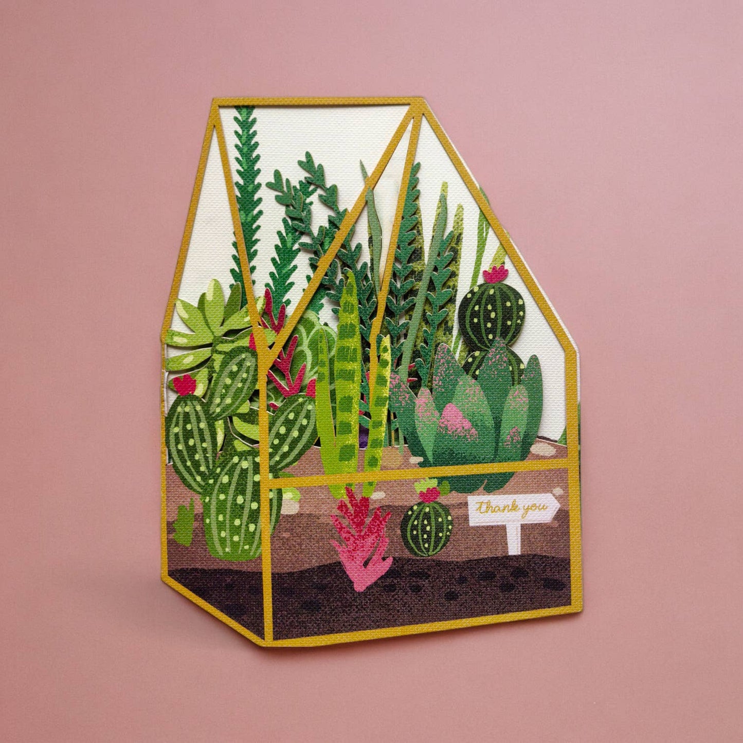 Original paper cut card - AL228