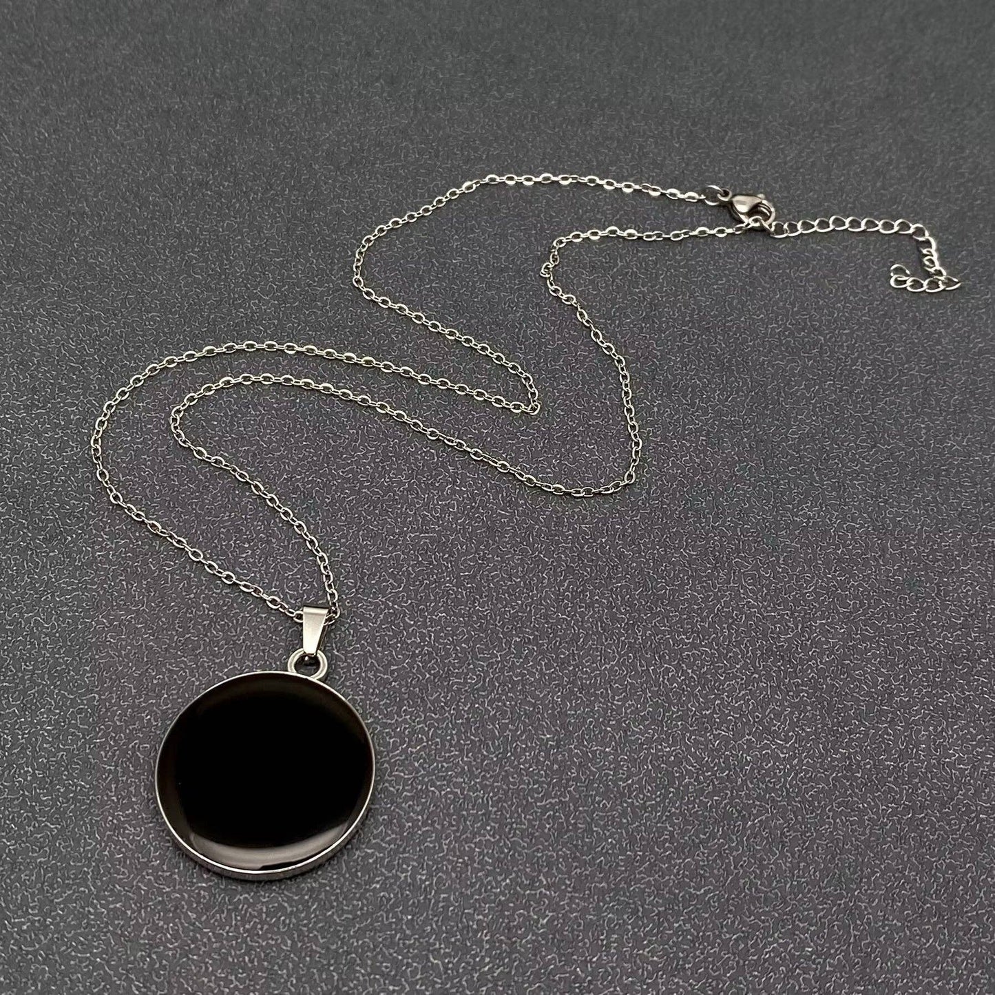 Dried Flower & Mushroom Round Charm Necklace - PDF