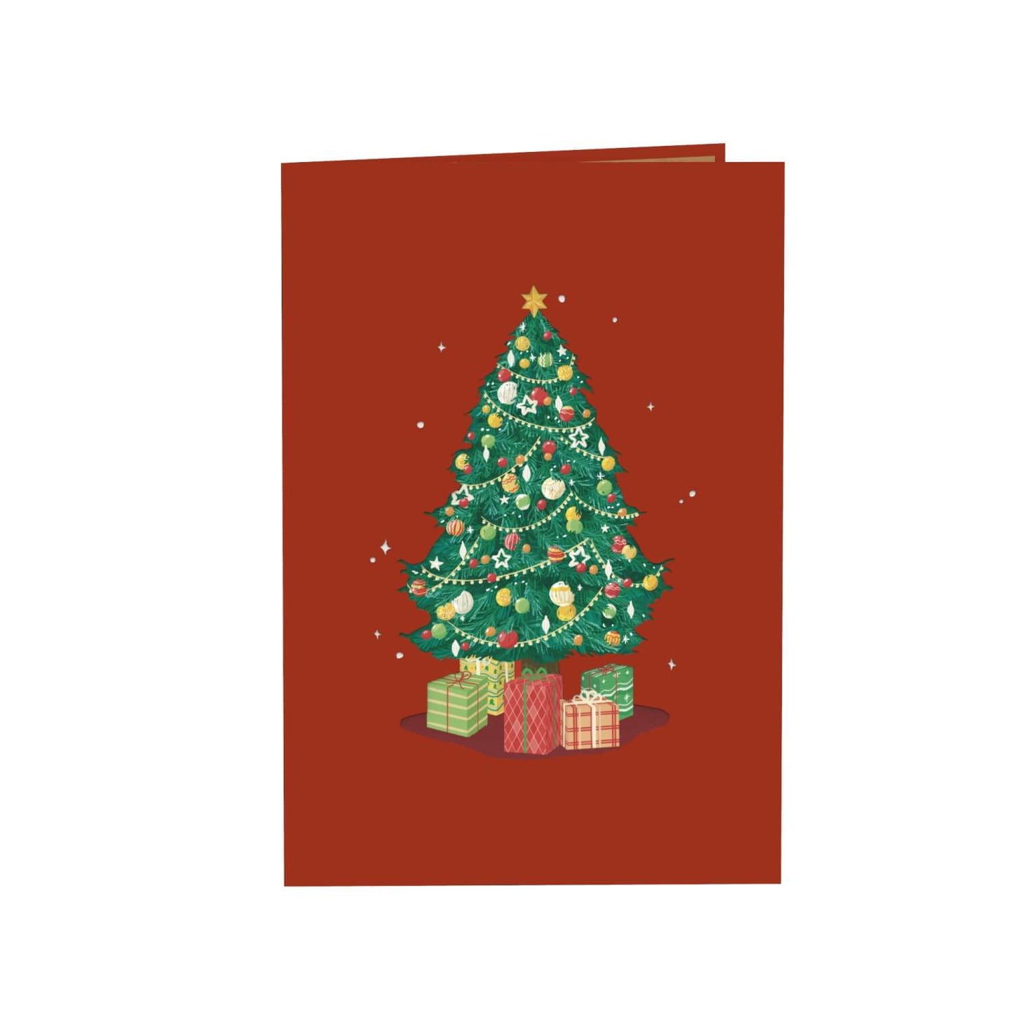 Christmas tree pop up card