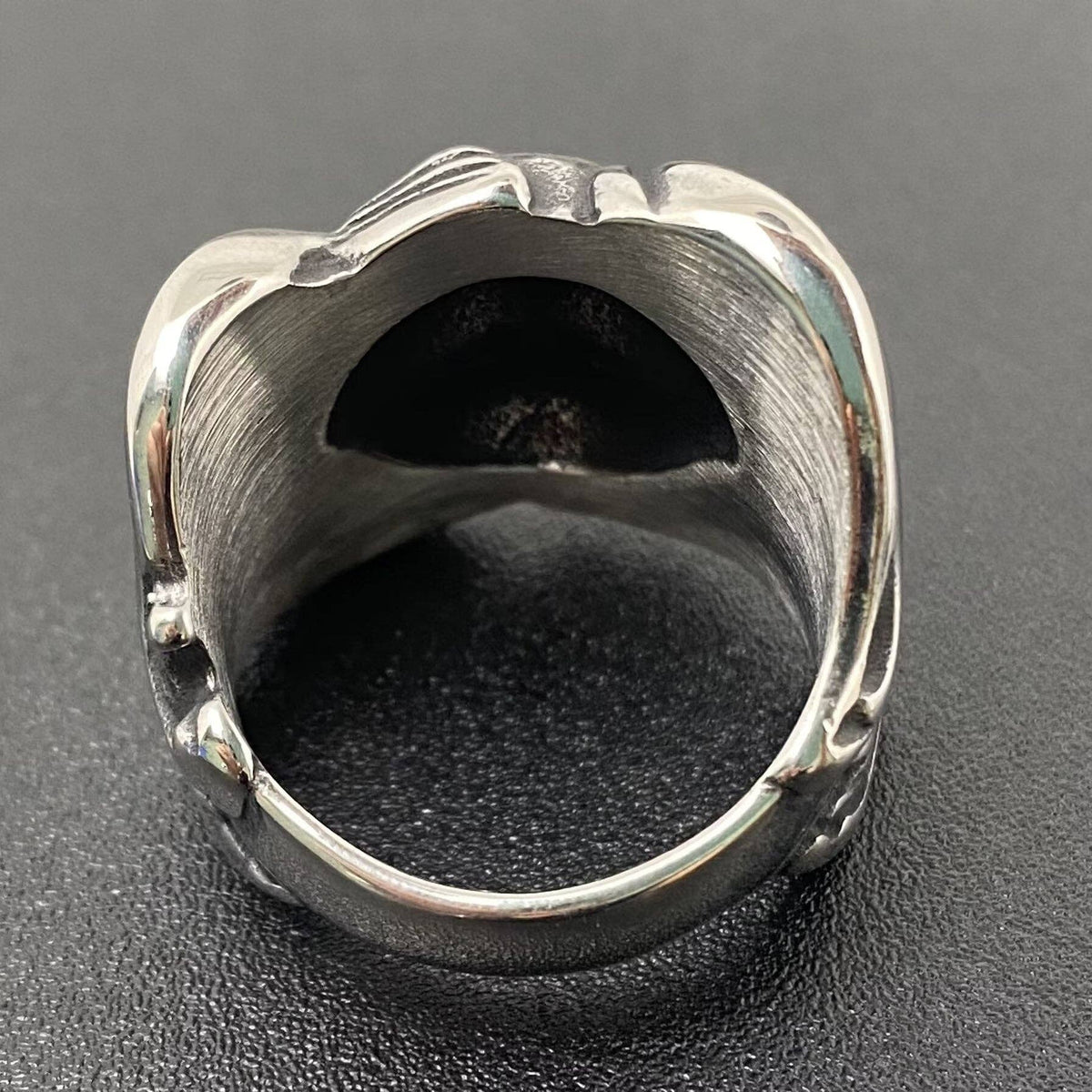 Gothic Skull Men's Stainless Steel Ring - MJ/MR