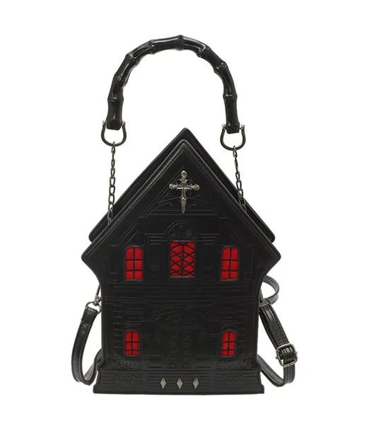 Gothic Haunted House Handbag