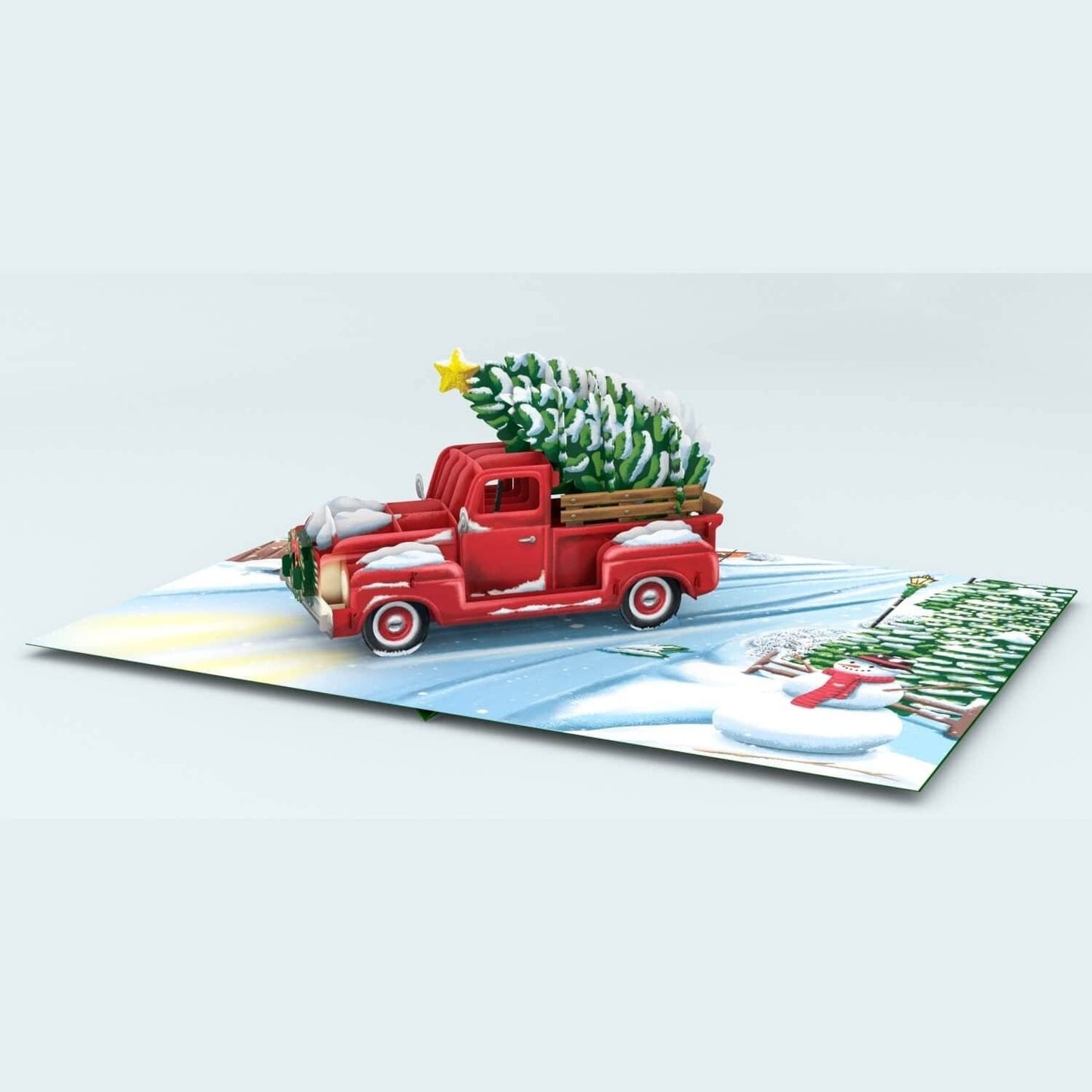 Driving Home for Christmas pop up card