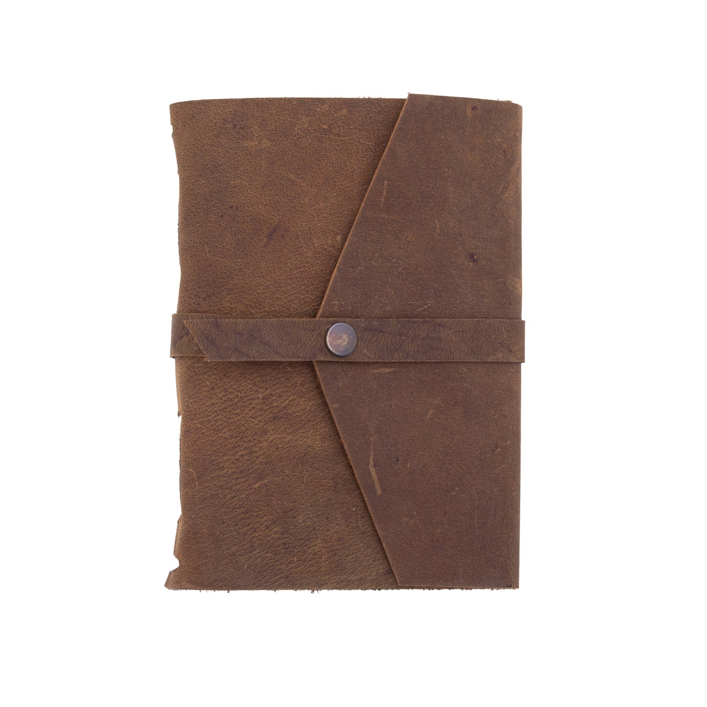 Leather journal diary with Unruled/Ruled page Travel journal: Unlined