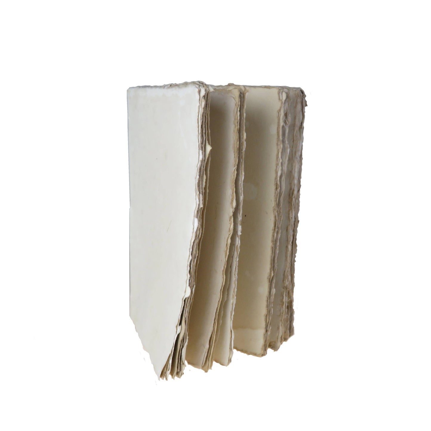 Vintage antique book-style plain parchment paper notebook : A5 15 x 20 cm