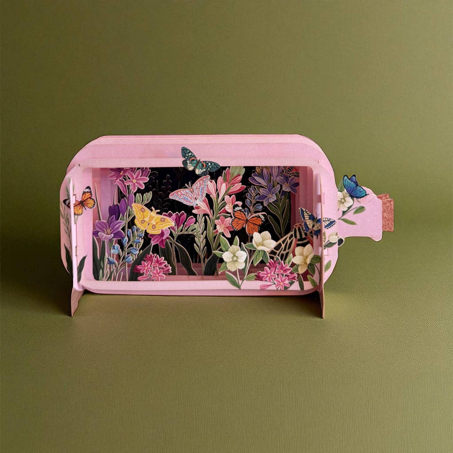 Message in a bottle pop up cards- Butterflies