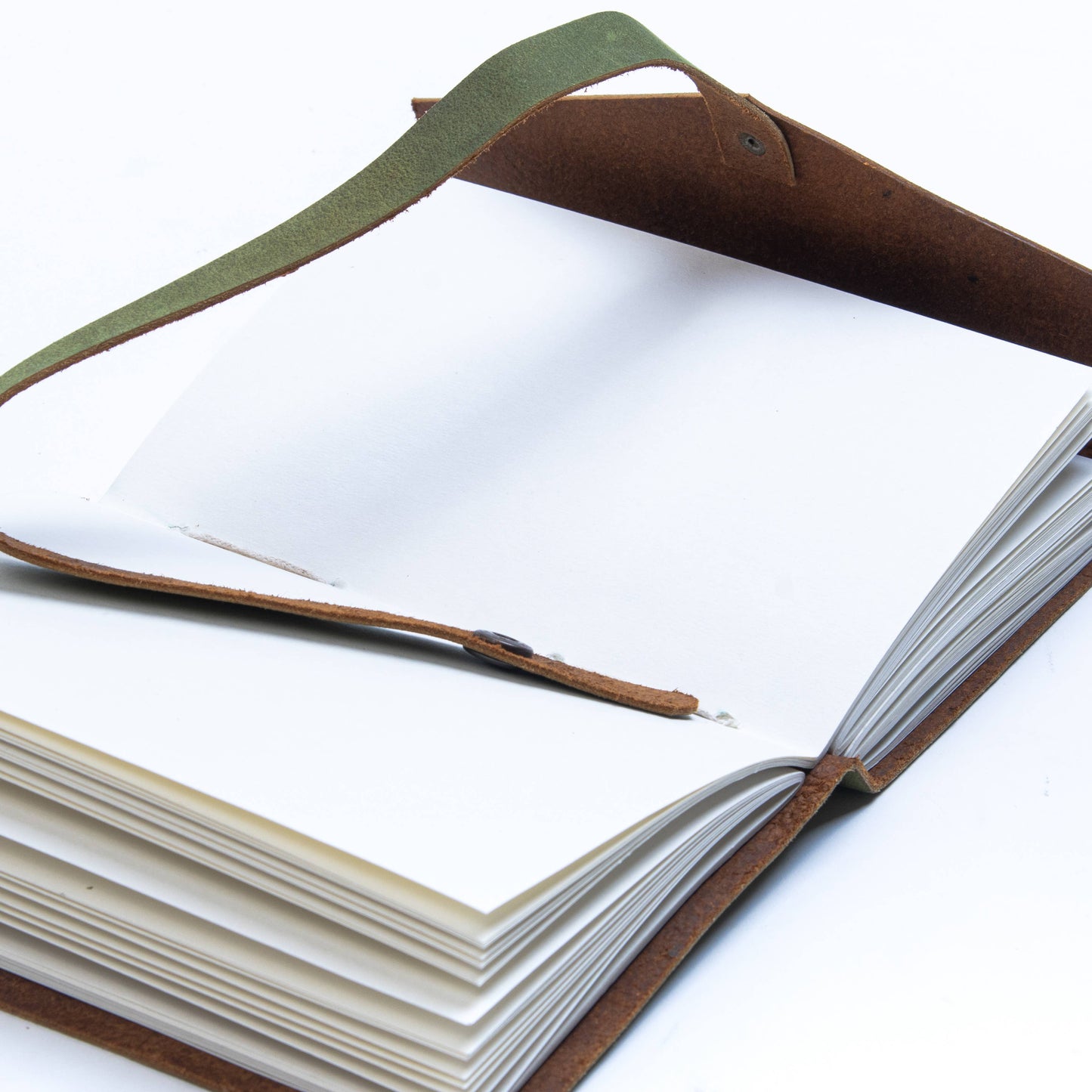 Leather journal diary with Unruled/Ruled page Travel journal: Lined