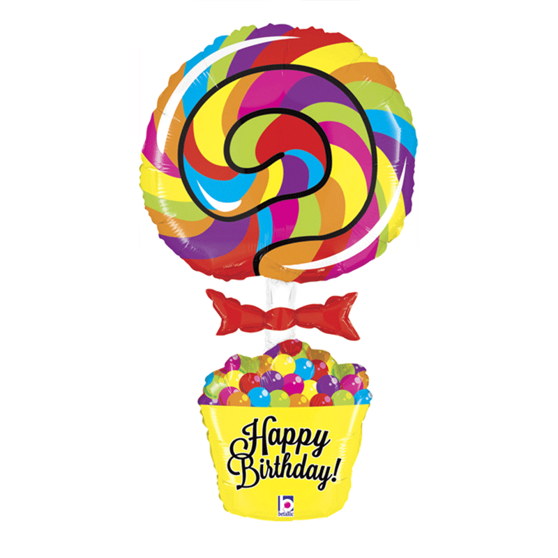 HAPPY BIRTHDAY LOLLIPOP BALLOON