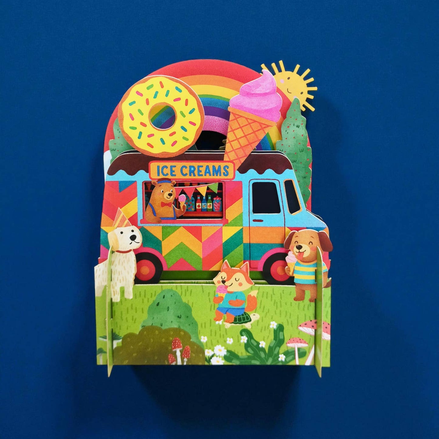 Children's 3-D Pop Up Card Ice cream van
