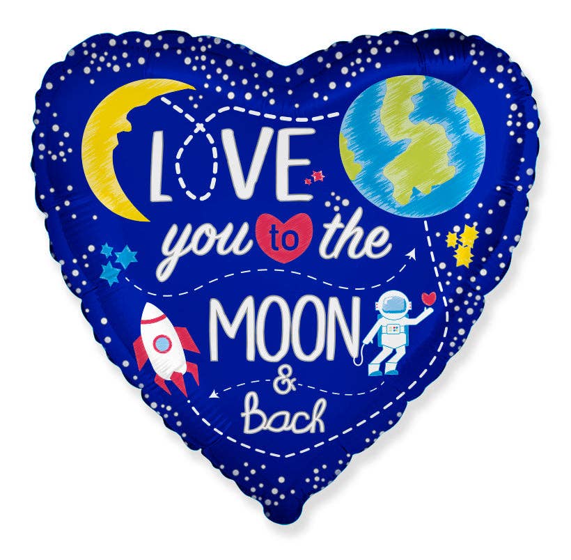 I LOVE YOU TO THE MOON AND BACK