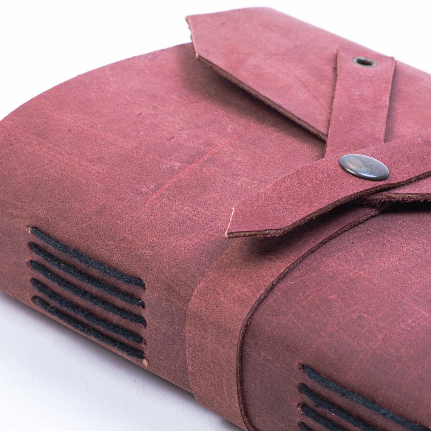 Leather journal diary with Unruled/Ruled page Travel journal: Unlined