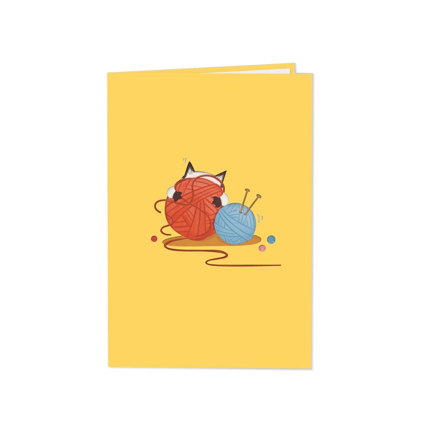 Cute cat pop up card