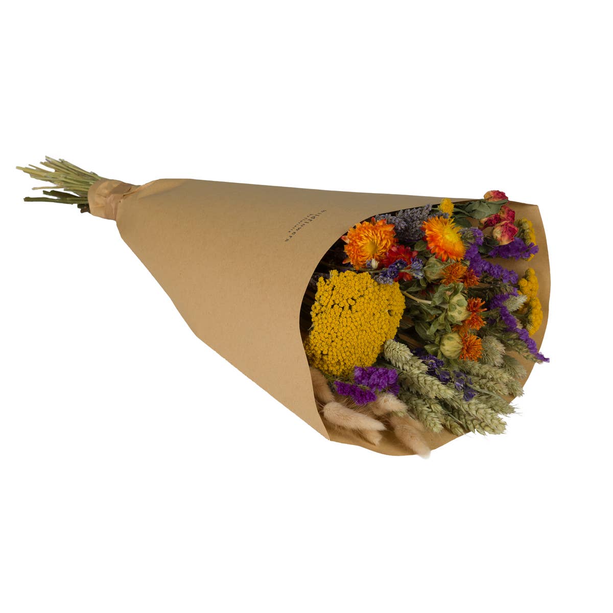 Dried Flowers - Field Bouquet - Orange: Small