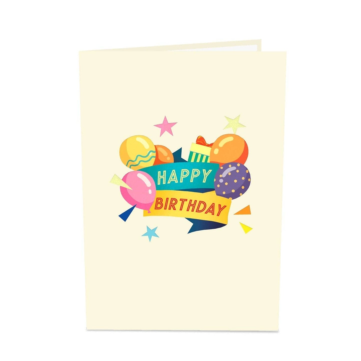 Birthday car pop-up card