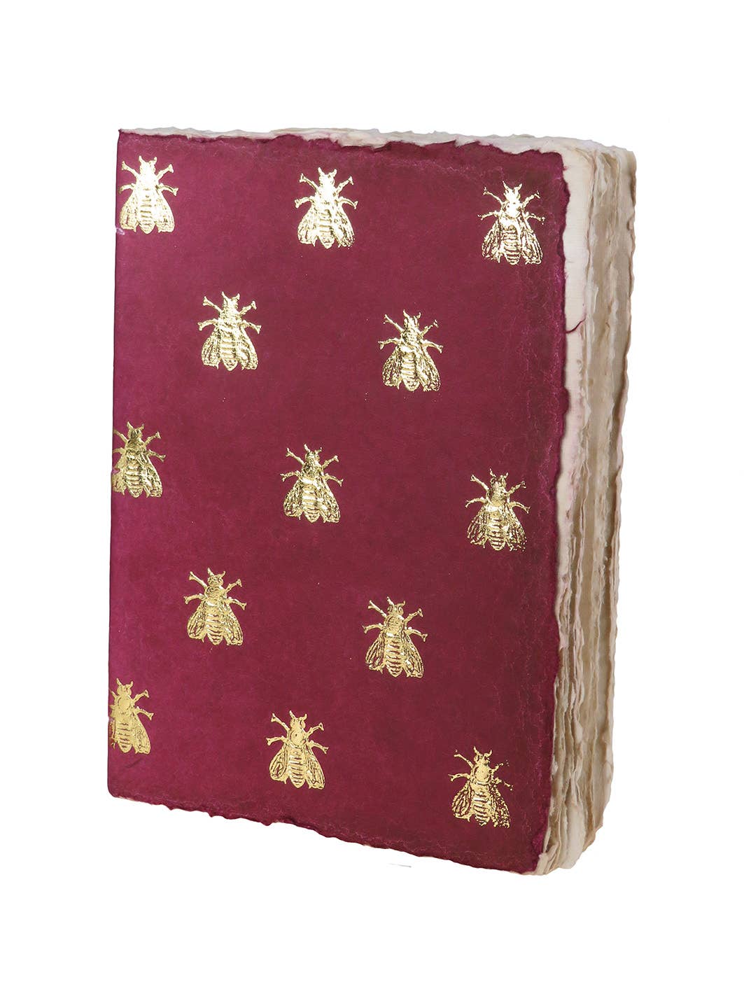 Parchment paper notebook with golden bee pattern (Napoleon): Naturalness