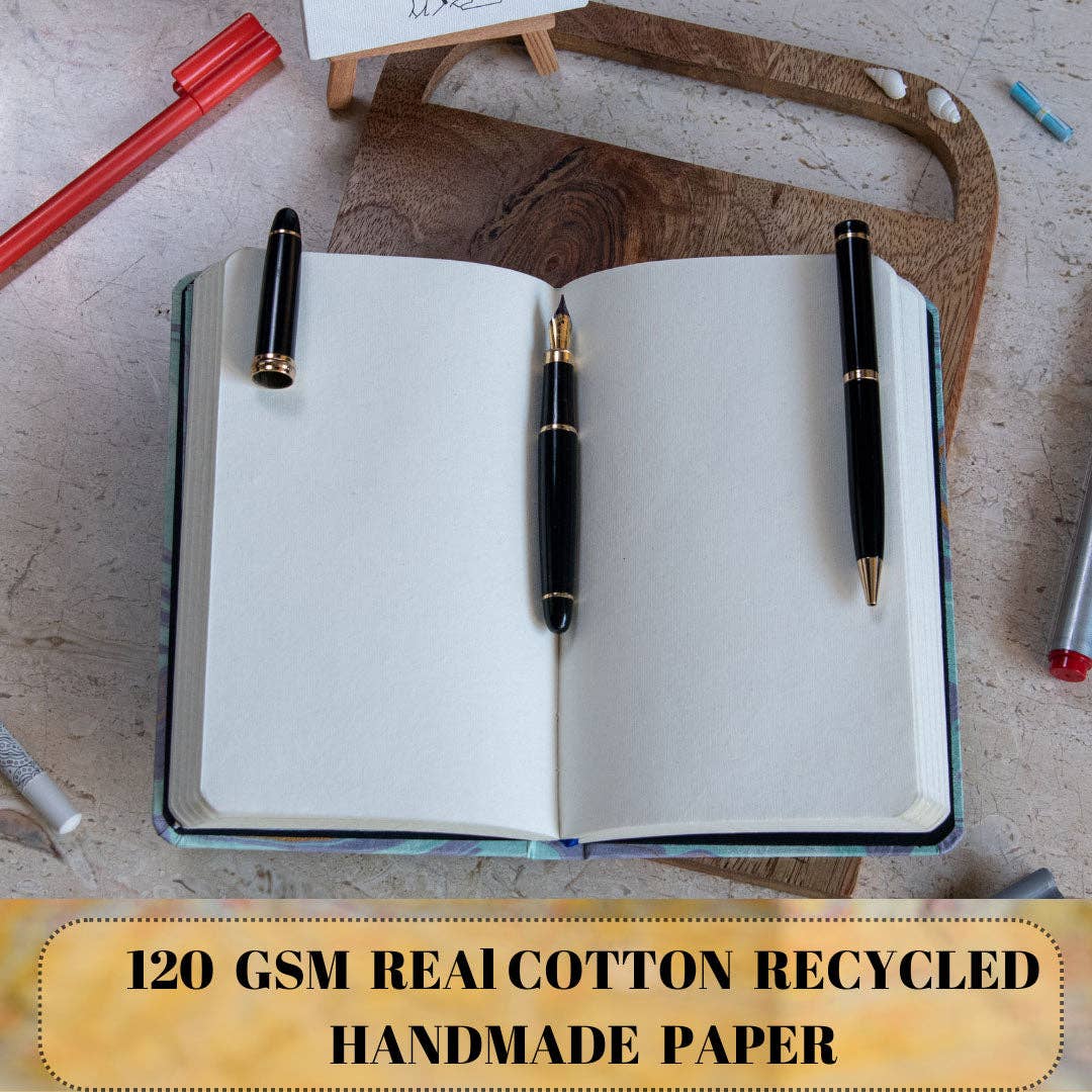 Marbled cover Hardbound Diary journal