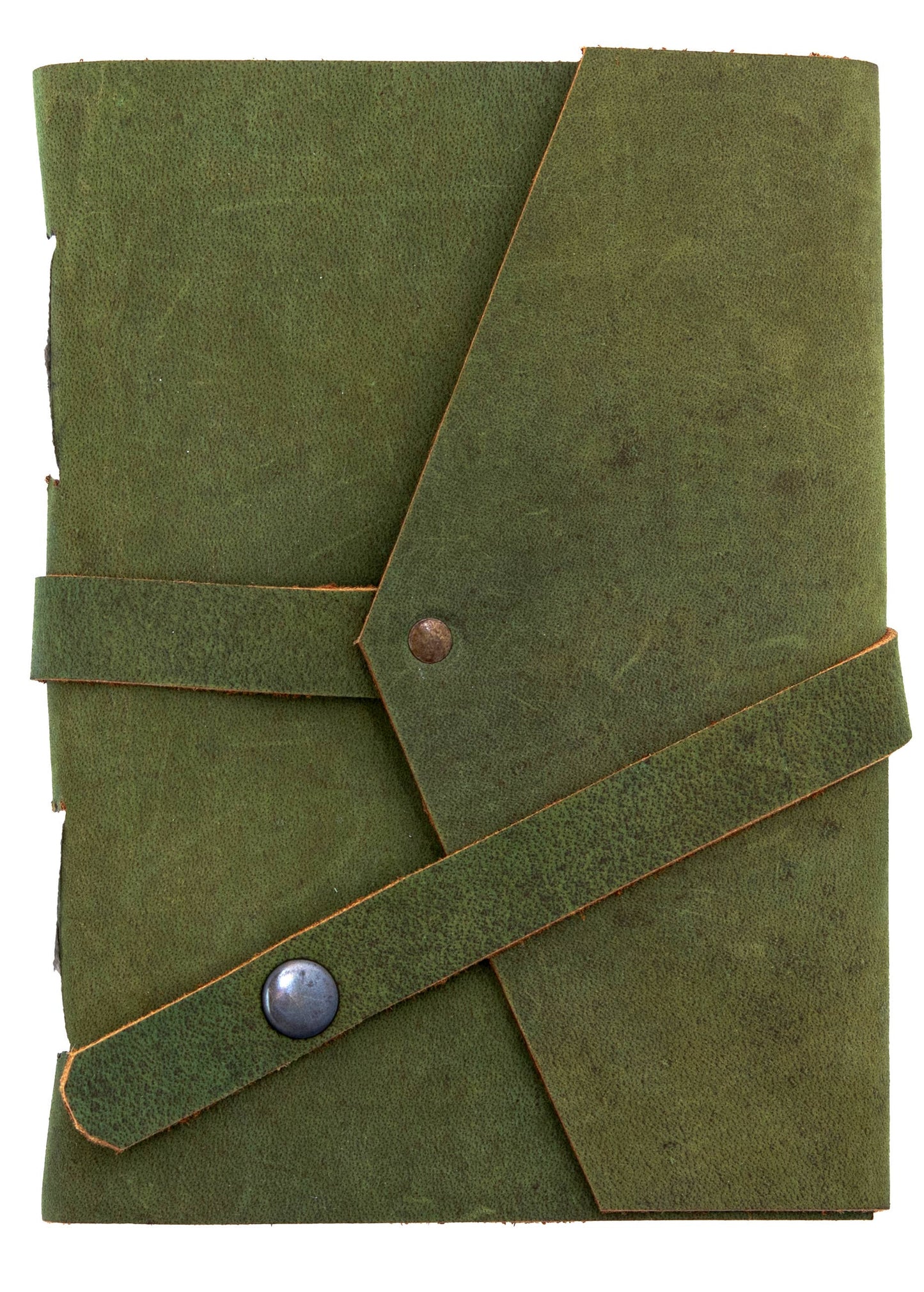 Leather journal diary with Unruled/Ruled page Travel journal: Unlined