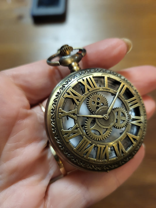 Vintage pocket watch pendant