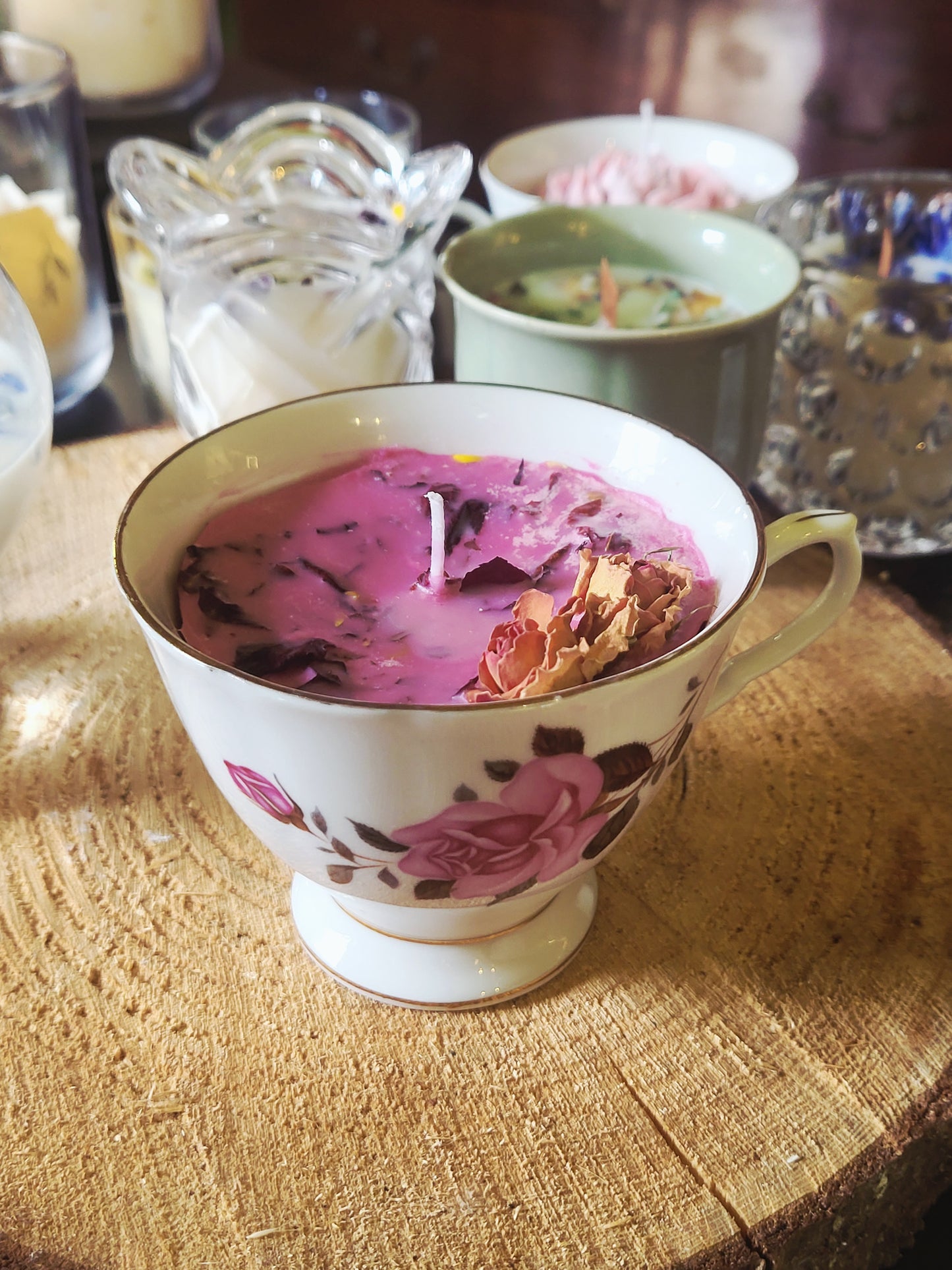 Homemade Candle Tea Cups