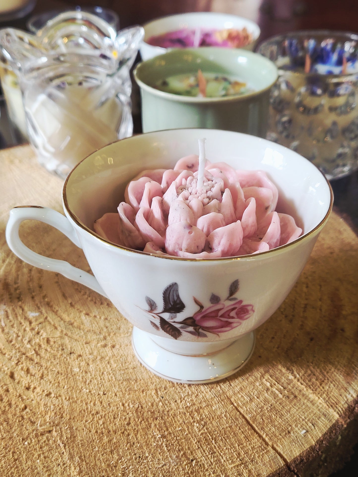 Homemade Candle Tea Cups