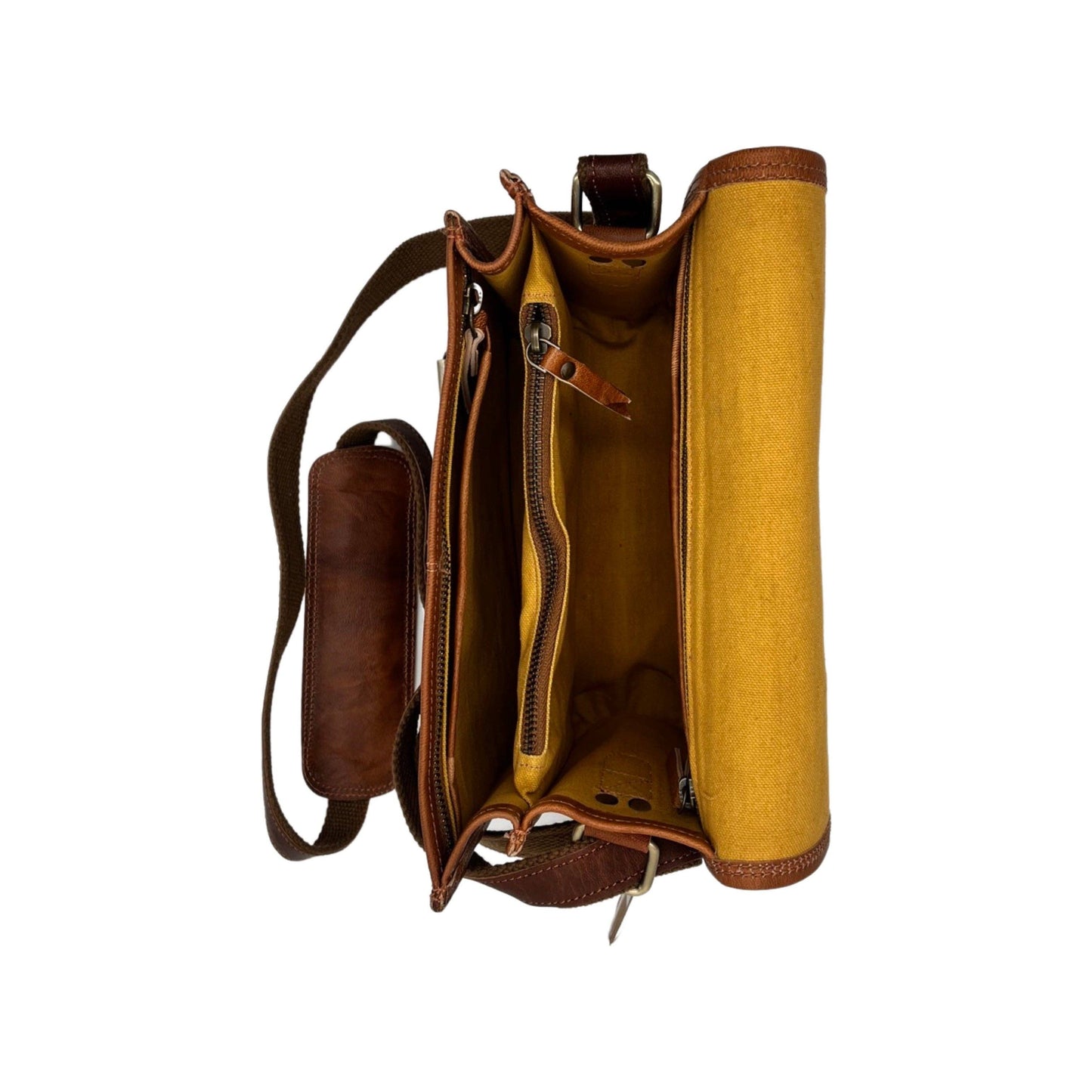 Mahi Genuine Goatskin Leather Briefcase 26 cm