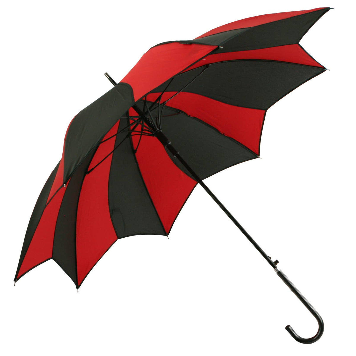 Red and Black Swirl Umbrella - EDSSWRB