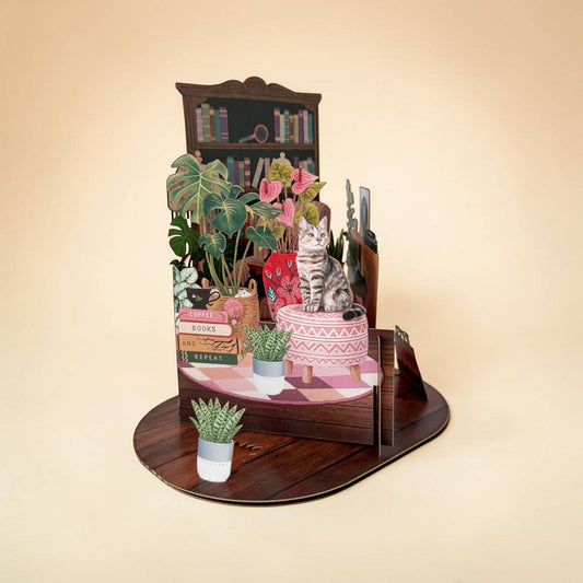 LTC007 — Cosy Cat Corner Pop-Up Card