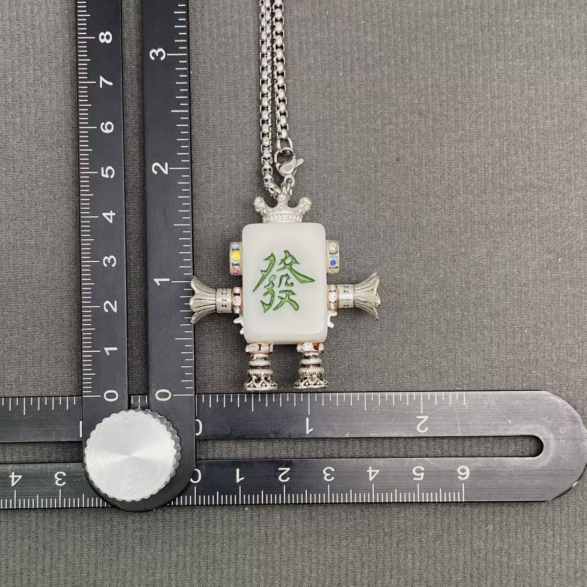 Multiple Styles Handmade Robot Charm Necklace - MIO72912