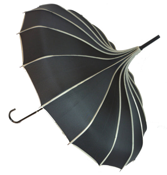 Ribbed Pagoda Black - BCSRPBL: Black
