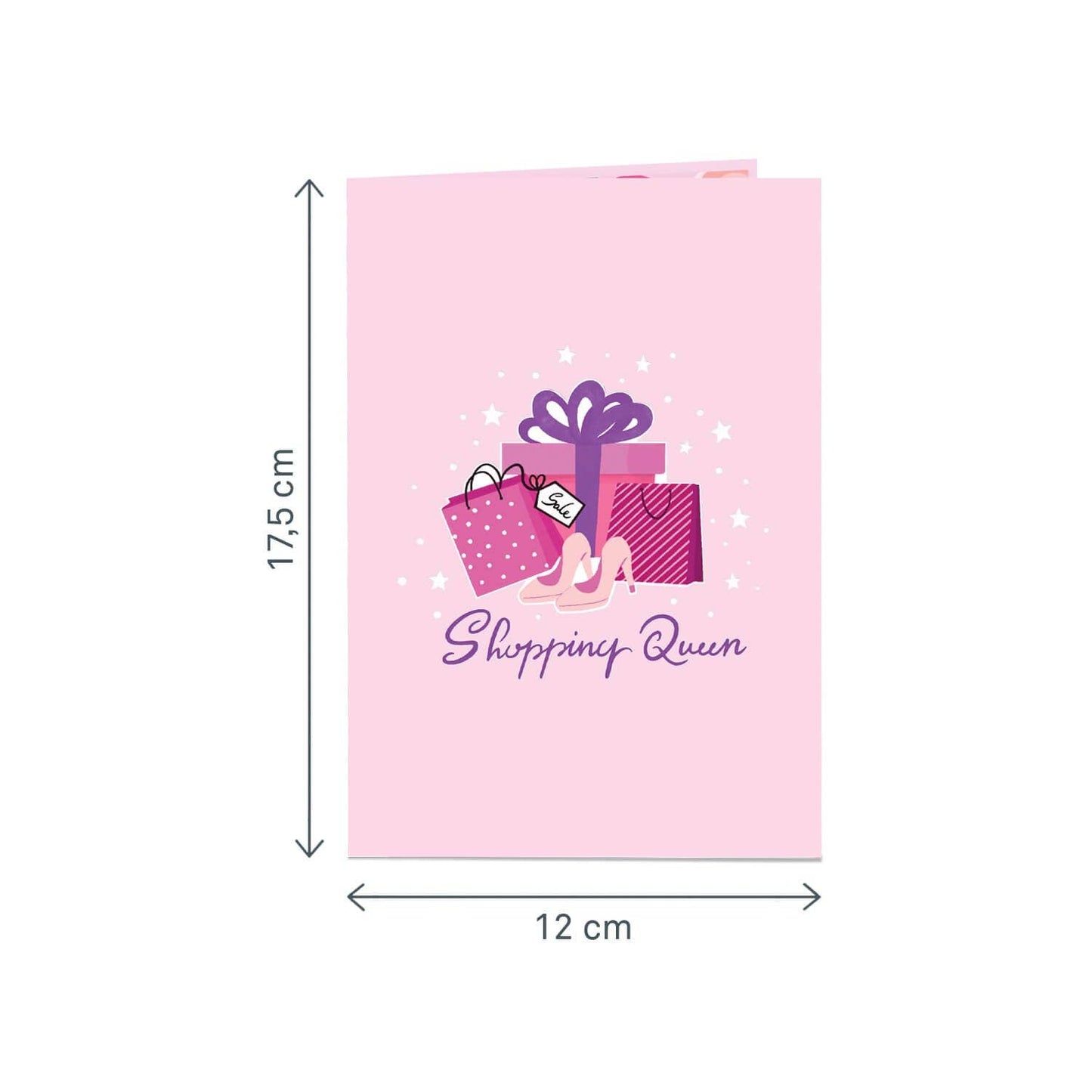 Shopping Queen Pop-Up Card