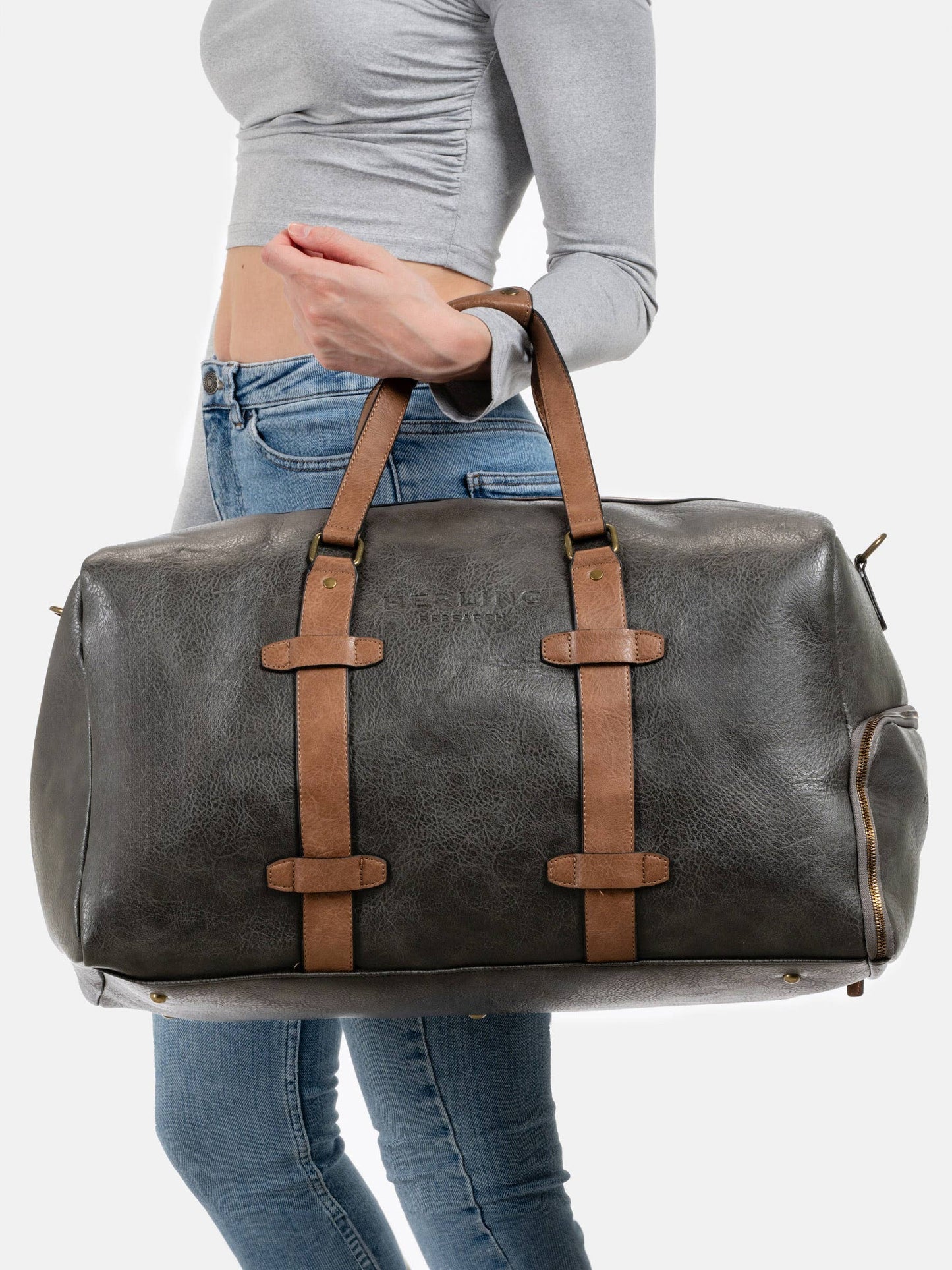 BRECHT - Travel bag: MUSTARD YELLOW