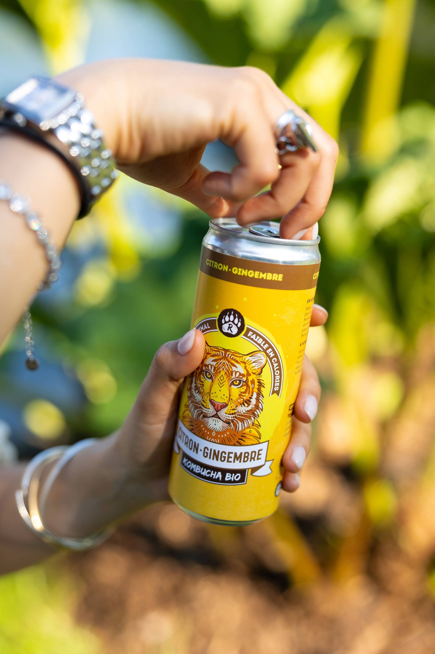 R-KOMBUCHA - Lemon & Ginger - 33cl can