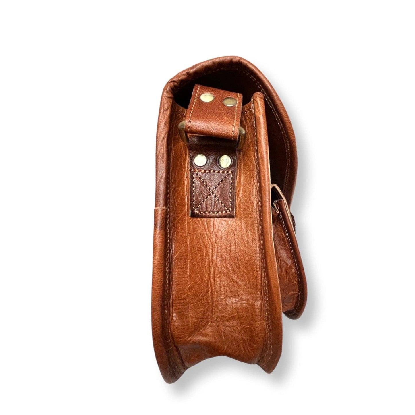 28cm leather shoulder bag